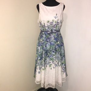 Garden Party Tea Length Dress